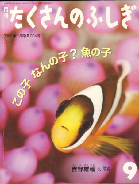 画像1: この子なんの子？魚の子（たくさんのふしぎ294号）【状態B】 (1)