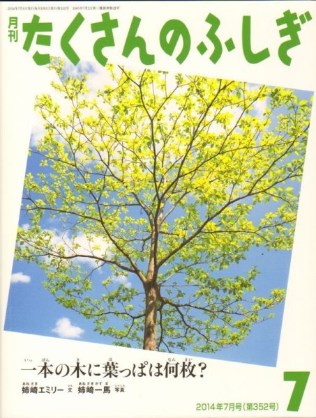 画像1: 一本の木に葉っぱは何枚？（たくさんのふしぎ352号）【バーゲンブック】 (1)