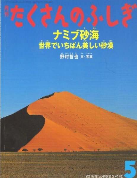 画像1: ナミブ砂海－世界でいちばん美しい砂漠（たくさんのふしぎ374号）【状態A】 (1)