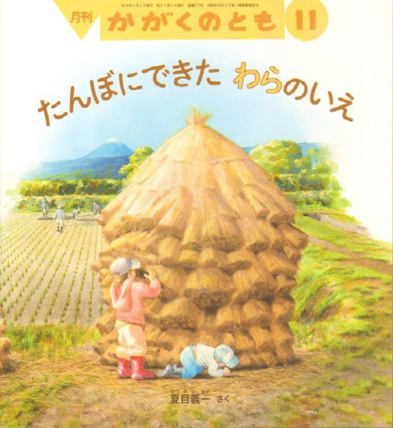 画像1: たんぼにできた わらのいえ（かがくのとも572号）【状態C】２ (1)