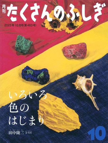画像1: いろいろ色のはじまり（たくさんのふしぎ463号）【状態A】２ (1)