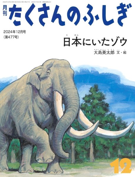 画像1: 日本にいたゾウ（たくさんのふしぎ477号）【状態A】 (1)
