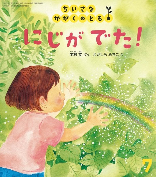画像1: にじが でた！（ちいさなかがくのとも244号）【状態B】＊ (1)