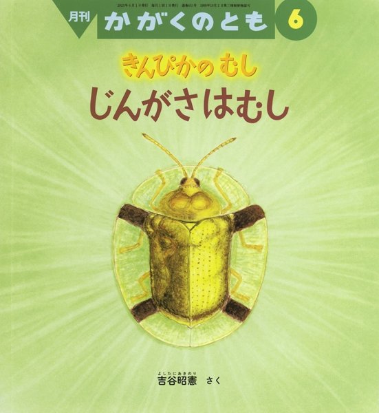 画像1: きんぴかの むし じんがさはむし(かがくのとも651号）【状態A】 (1)