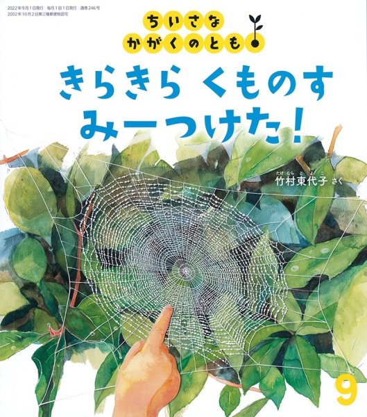 画像1: きらきら くものす みーつけた！（ちいさなかがくのとも246号）【状態A】 (1)