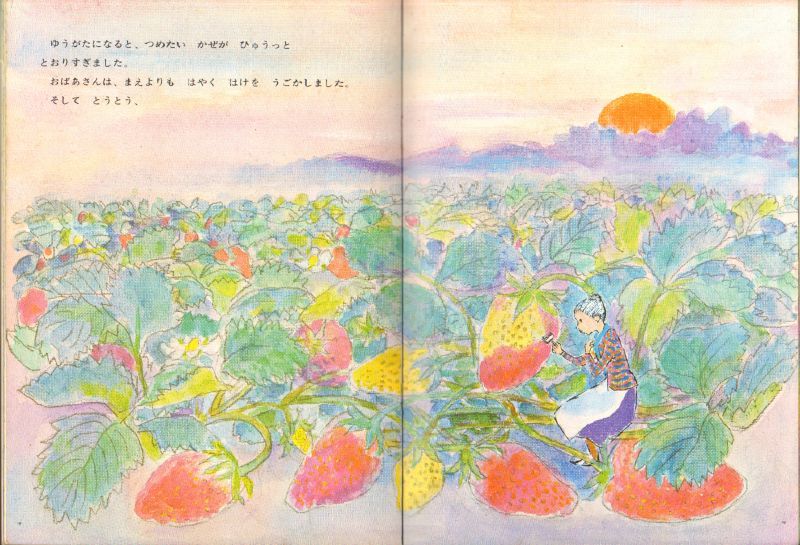いちごばたけのちいさなおばあさん こどものとも6号 バーゲンブック 希少本 こども古本店
